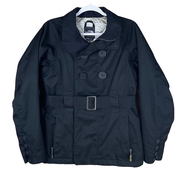 North Face Recco Hyvent Black Ski Snow Snowboard Jacket Coat